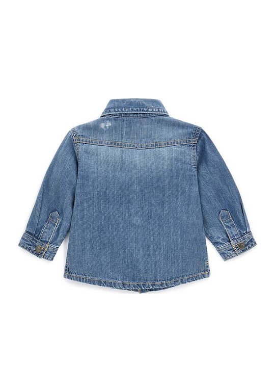 Παιδικό Πουκάμισο Μακρυμάνικο Τζιν Denim
