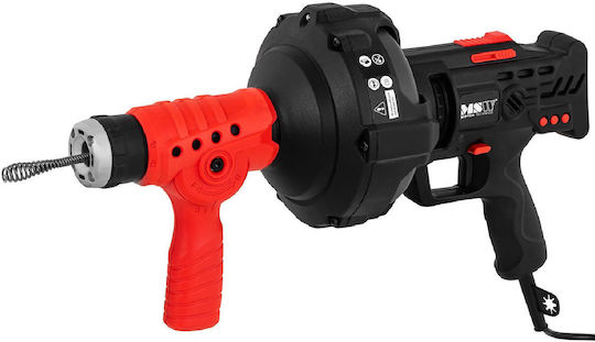Elektrische Spiralschnecke 240 W 7,5 m lang 15 mm Durchmesser Rohrreinigung