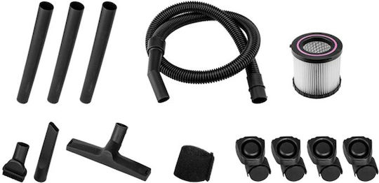 Graphite Aspirator Reîncărcabil Lichide / Solide Fără Încărcător și Baterie Recipient 12lt