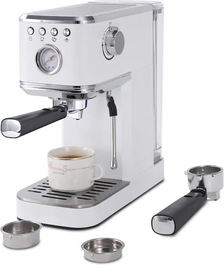 Elit Perfetto ECM-24 1350W Налягане 20бар за капучино Бяла