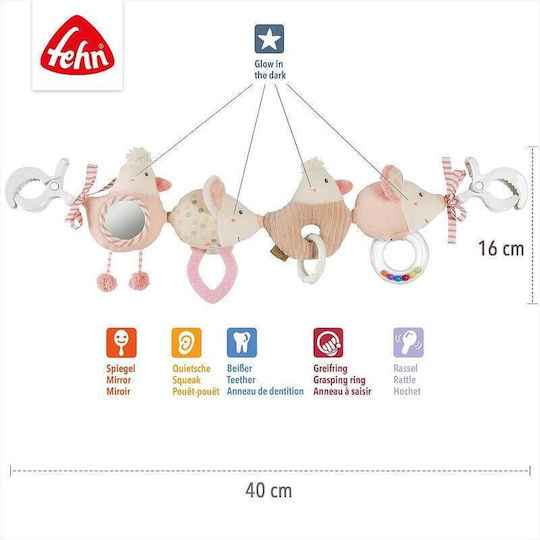 Fehn Chain for Crib and Stroller with Teether for 0++ Months