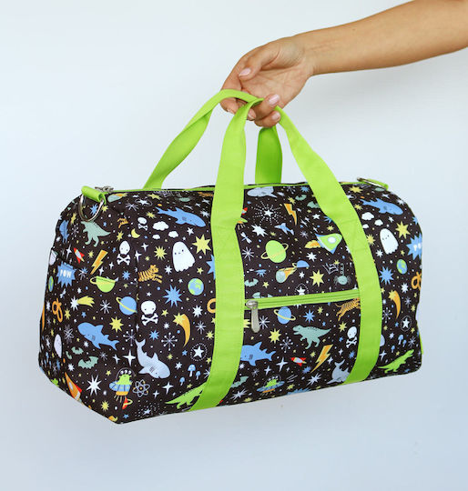 A Little Lovely Company Sack Voyage 26lt Yellow Fabric L46xW22xH25cm
