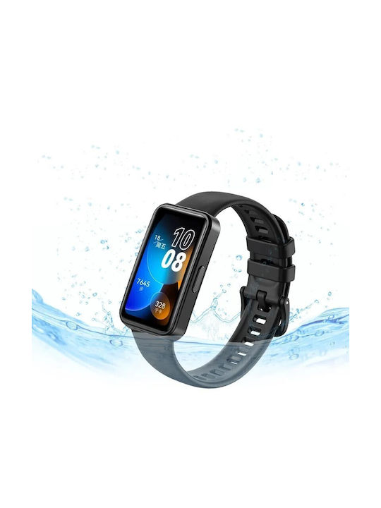 Best Accessories Silicon Strap Purple Huawei Band 8 Huawei Band 9