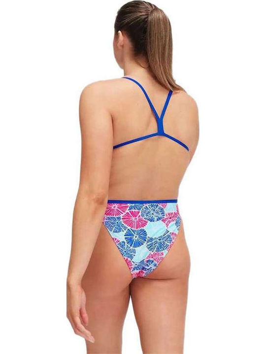 Speedo Allover Γυναικείο Αγωνιστικό Ολόσωμο Μαγιό Κολύμβησης Πολύχρωμο
