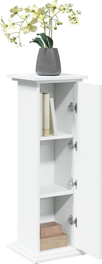 vidaXL Pflanzenständer Holz Weiß 31cmx30cmx90cmcm.
