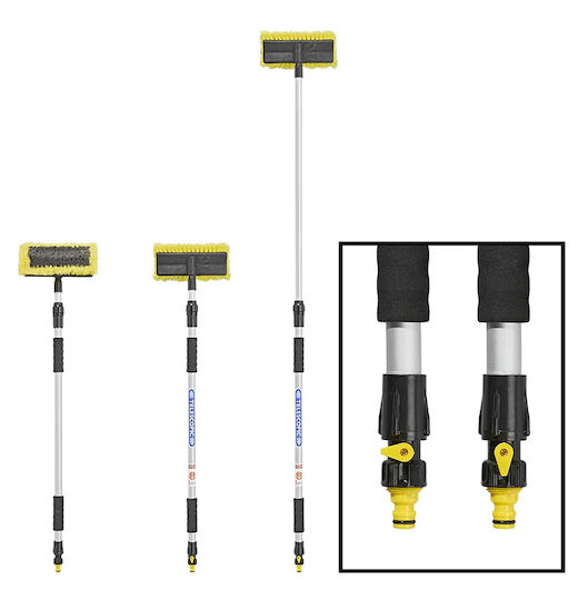 ProPlus Telescopic Car Wash Broom with Water Supply 100-180cm 150681