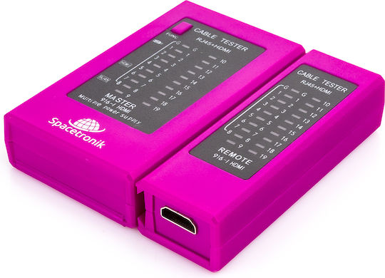 Spacetronik Kabeltester Netzwerk HDMI