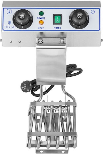 Elektrische Fritteuse Doppelkammer Timer 2x9l