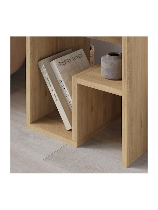Rectangular Side Table Bon Wooden Natural Beech L40xW35xH40cm