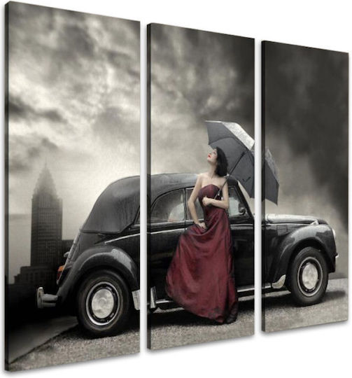 I-gallery Threefold Painting on Canvas 130x130cm