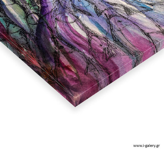 I-gallery Τρίπτυχος Πίνακας σε Καμβά 100x100cm