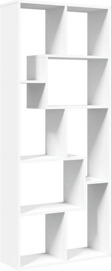 White Bookcase 67x25x161.5 cm