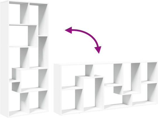 White Bookcase 67x25x161.5 cm
