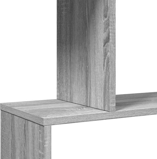 Bibliothek Grau 70x24x193cm
