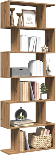 Brown Bookcase 70x24x193cm Brown Bookcase 70x24x193cm