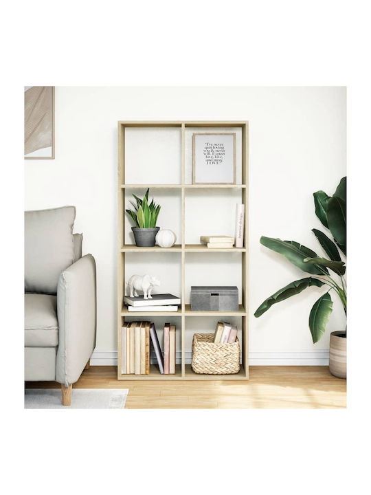 Bookcase Coffee 69.5x29x137.5cm