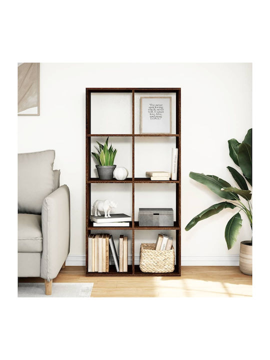 Bookcase Coffee 69.5x29x137.5cm