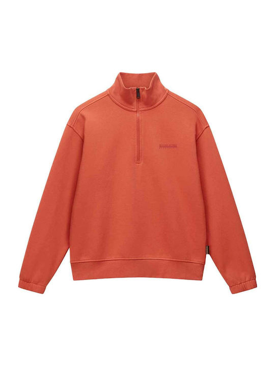 Bbise Hight Zip Women's Sweatshirt Red