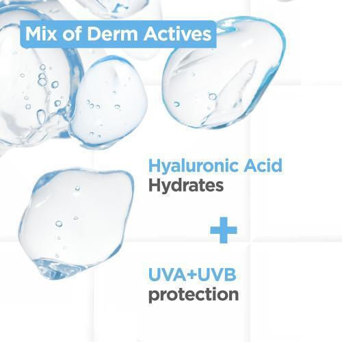 Mixa Daily Invisible Ενυδατική Κρέμα Προσώπου Ημέρας με SPF50 με Υαλουρονικό Οξύ 50ml