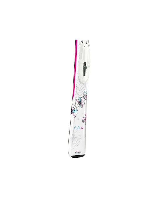 Rossignol Fun Girl Kid X 4 B76 Παιδικά Πέδιλα Σκι σε Λευκό Χρώμα με Δέστρες