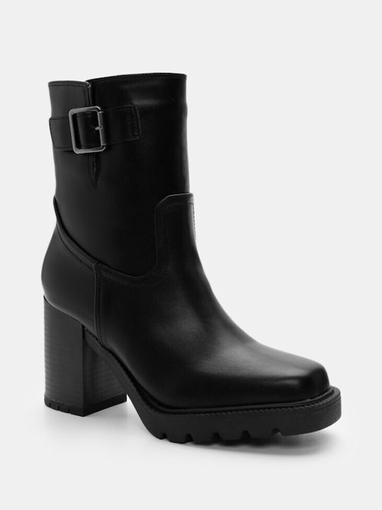 Luigi Suede Women's Ankle Boots Black