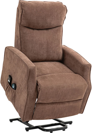 Relax με Υποπόδιο 74.5x87.5x110cm Καφέ Relax με Υποπόδιο 74.5x87.5x110cm Καφέ