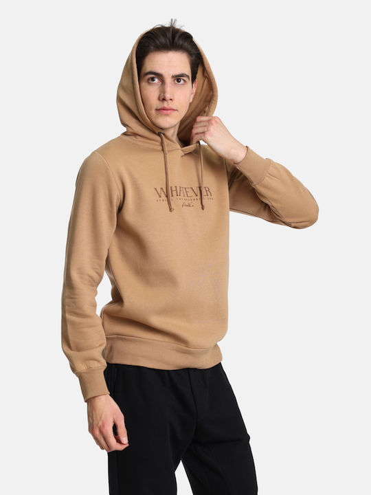 Paco & Co Men's Sweatshirt with Hood Beige