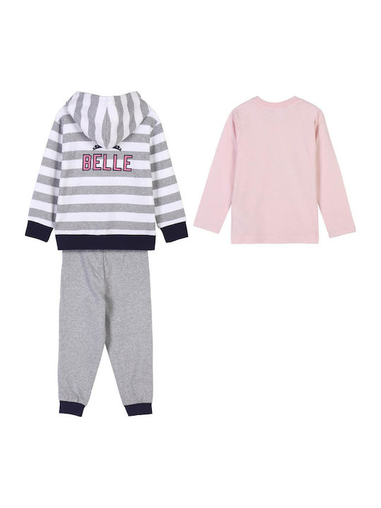 Kids Sweatpants Set Gray 3pcs