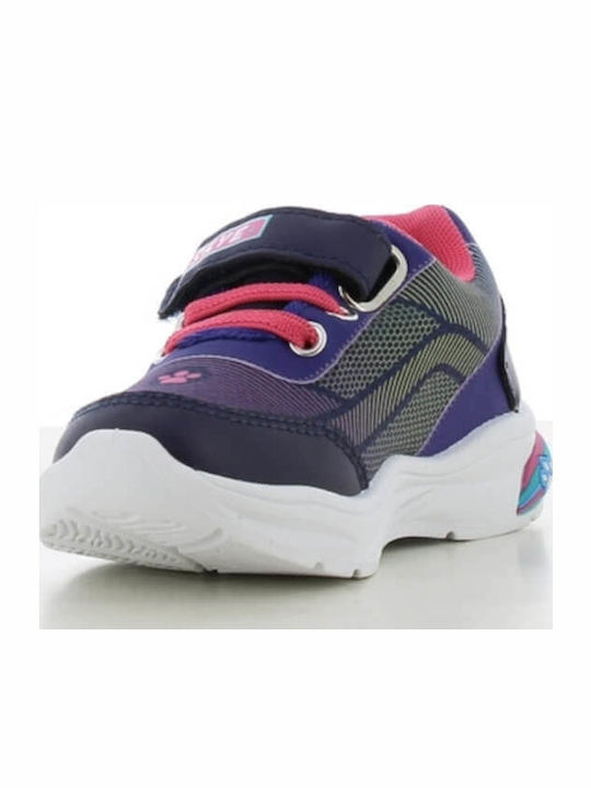 Παιδικά Sneakers με Σκρατς Navy Μπλε