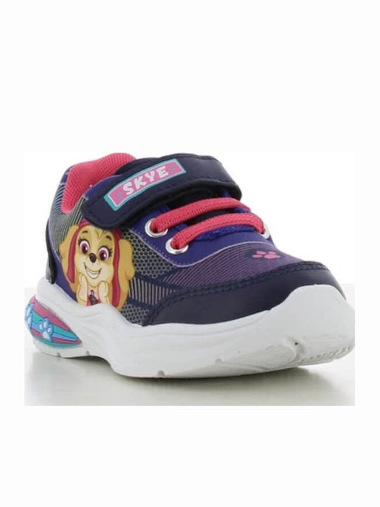 Παιδικά Sneakers με Σκρατς Navy Μπλε