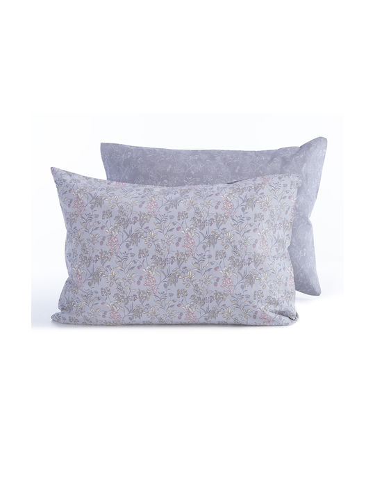 Nef-Nef Homeware Odete Pillowcase Grey 52x72cm.