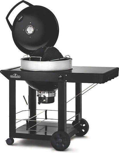 Napoleon Pro22k Cart 57cm Grătar pe Cărbune din Fontă Cazan cu Capac și Termometru 57x57cm