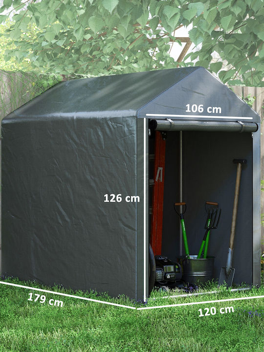 Outsunny Terrace Tent Grey 1.2x1.79m