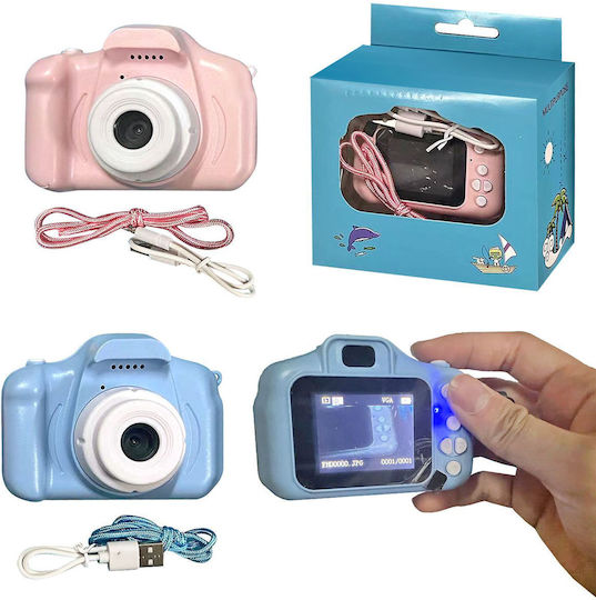 Justnote Compact Φωτογραφική Μηχανή Γαλάζια