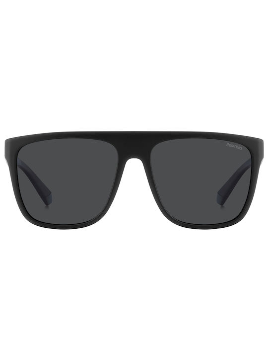 Polaroid Sunglasses with Black Plastic Frame and Black Polarized Lens PLD2162/S 003/M9