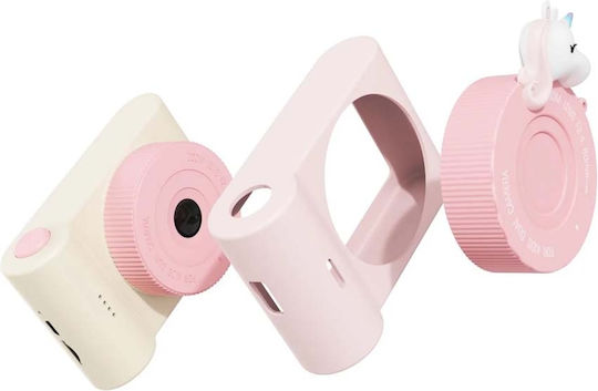 The Zoofamily Urban Zoo Unicorn Compact Camera 48MP Pink