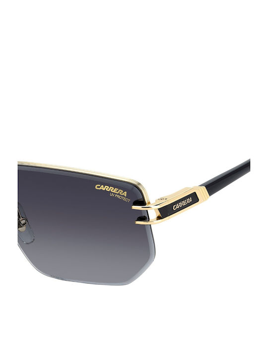 Carrera Unisex Sunglasses with Gold Metal Frame and Gray Gradient Lens 1070/S RHL/9O