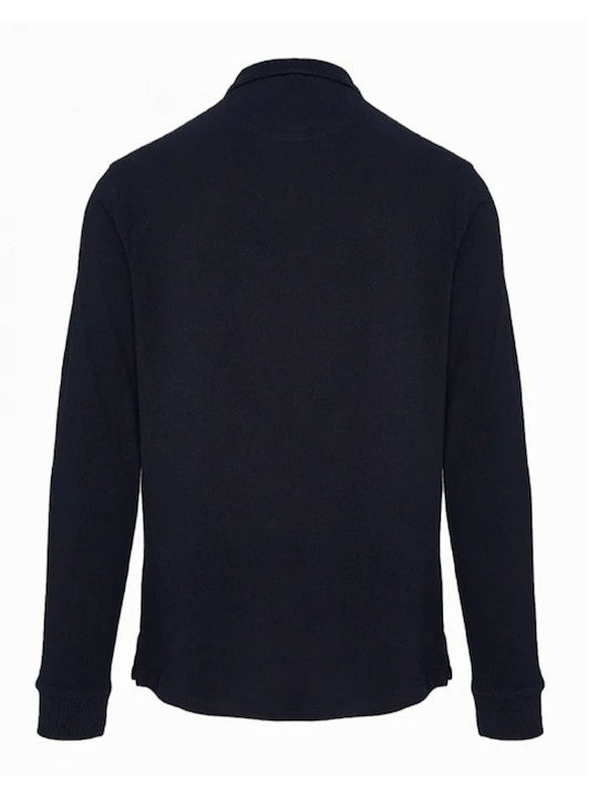 Long Sleeve Blouse Blue