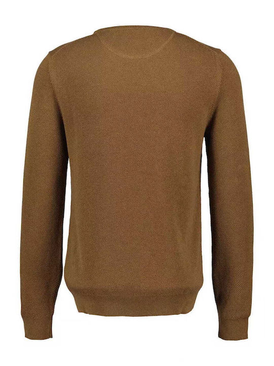 Gant Herren Langarm-Pullover CAFE