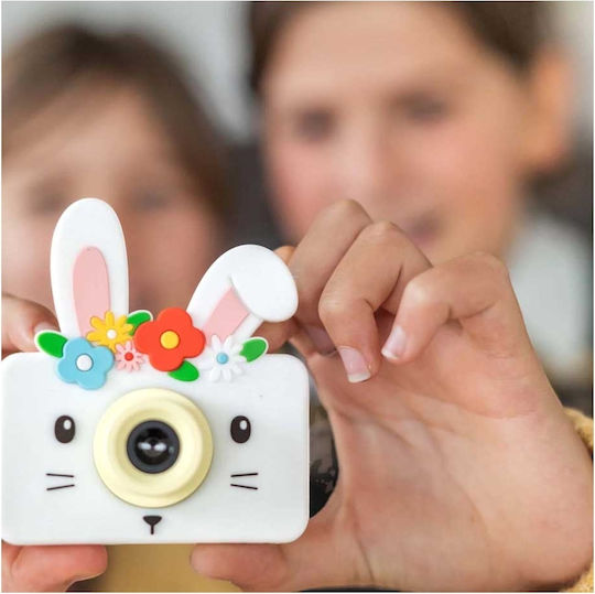The Zoofamily Zoo Friends Κουνελάκι Παιδική Φωτογραφική Μηχανή 32MP Λευκή