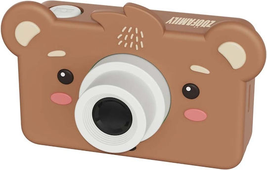 The Zoofamily Zoo Friends Bear Children's Camera 32MP Brown