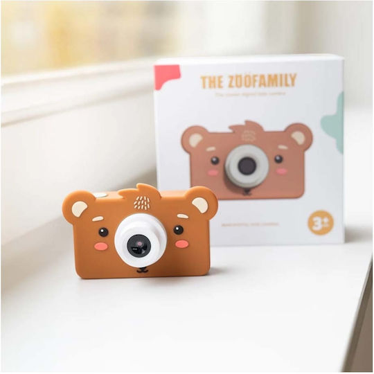 The Zoofamily Zoo Friends Bear Children's Camera 32MP Brown