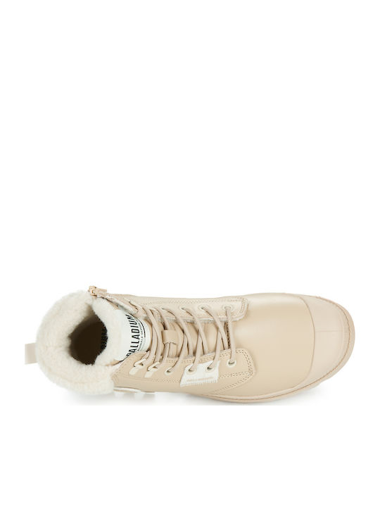Stiefeletten Damen Beige