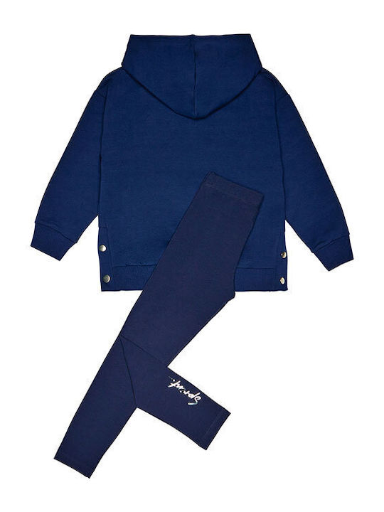 Sprint Kids Set with Leggings Winter 2pcs Navy Blue