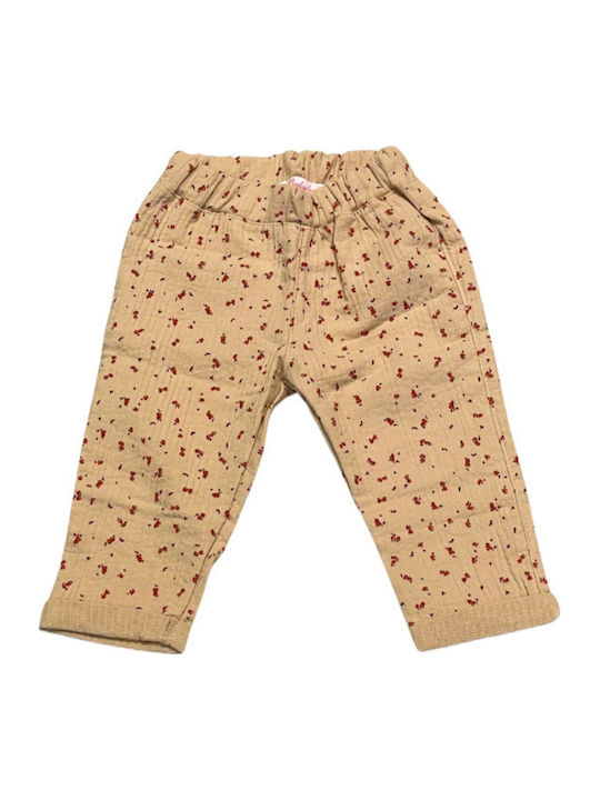 Kids' Set with Pants Winter 2pcs Beige