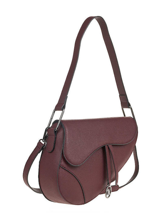 Verde Women's Bag Shoulder Burgundy