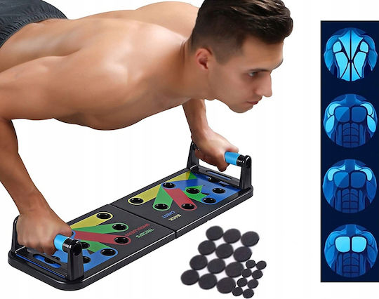 Zola 14 In 1 Foldable Stand Push Ups Exercises Non Slip 63.5 X 19 Cm