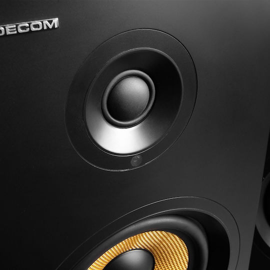 Modecom Αυτοενισχυόμενα Ηχεία με Bluetooth 90W (Ζεύγος) Μαύρα