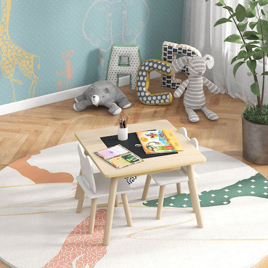 Kinder Tischset mit Stühlen Weiß 312-119V80ND Aiyaplay Kinder Tischset mit Stühlen Weiß 312-119V80ND Aiyaplay
