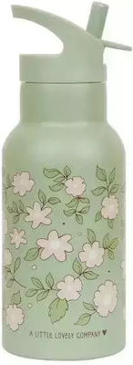 A Little Lovely Company Sticlă pentru Copii Termos Oțel inoxidabil Verde 350ml